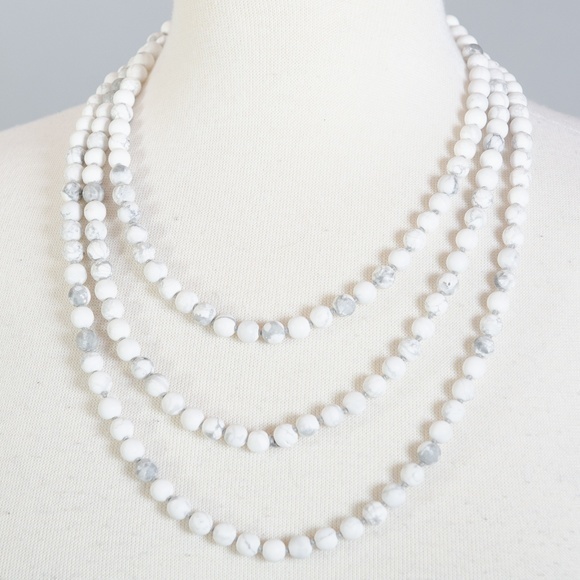[emily rose gems] howlite gemstone infinity strand - Picture 5 of 7